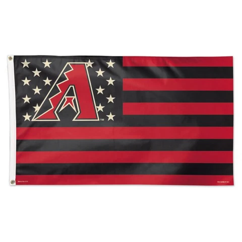 Arizona Diamondbacks / Patriotic Flag - Deluxe 3' X 5' Cover