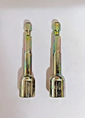 3/8 x 2-1/2 MAGNETIC NUT DRIVER [AT&G 10536] .375 3/8" NUTSETTER (QTY:2) USA NOS - Image 1 of 4