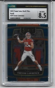TREVOR LAWRENCE 2022 PANINI SELECT DRAFT PICKS #39 CSG GRADED NM/MINT+ 8.5 - Picture 1 of 2