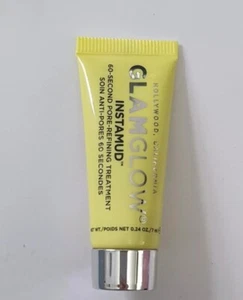 GlamGlow Instamud 60 Second Face Mask 7ml Travel Size Pore Refining Treatment - Picture 1 of 7