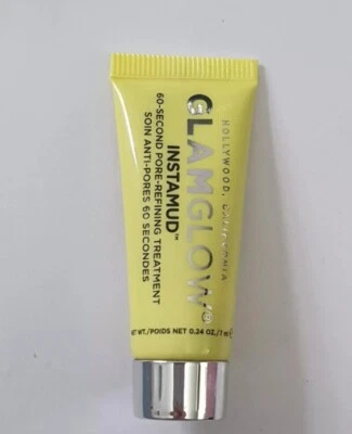 GlamGlow Instamud 60 Second Face Mask 7ml Travel Size Pore Refining Treatment - Image 1 of 4