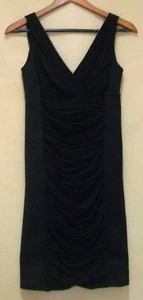 NICE WHITE HOUSE - BLACK MARKET VERY ELEGANT BLACK DRESS SIZE 2 - Picture 1 of 12