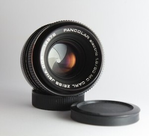 Carl Zeiss Jena Pancolar MC 50mm f/1.8 M42 Lens mount 1,8/50mm electric vintage