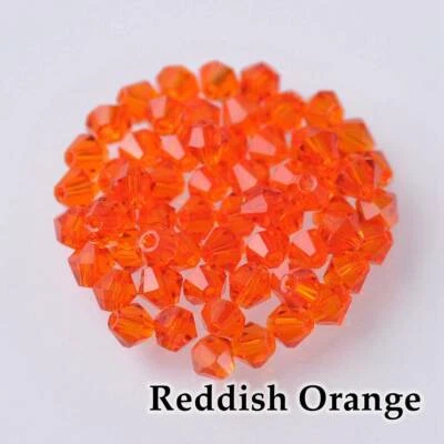 Venta al por mayor 1000 piezas Lote de cuentas espaciadoras sueltas de vidrio facetado bicono pequeño de 3 mm Foto 1 de 4