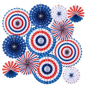Patriotic 4th of July Decorations - USA Themed Party Supplies - Patriotic Han... - Picture 1 of 8