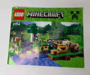 LEGO Minecraft 21114 The Farm Instruction Booklet Manual Only - Picture 1 of 2