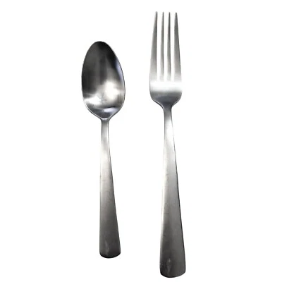 Oneida Nocha Fork & Tablespoon Stainless Steel Bowl Soup Satin Finish Lot of 2 - Image 1 of 4