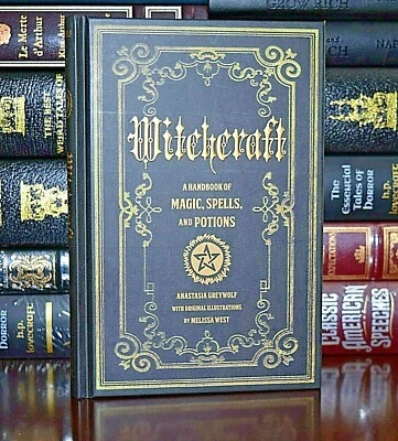 Witchcraft Handbook of Magic Spells and Potions New Collectible Hardcover Gift - Imagem 1 de 4