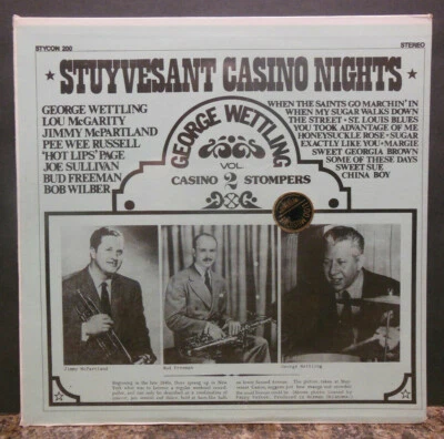 Sealed New! Stuyvesant Casino Nights - George Wettling Vol.2, 12" LP Mint (E)  - Image 1 of 2
