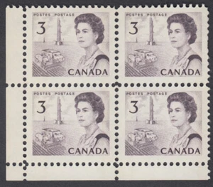 Canada - #456p QE II Centennial Corner Block - MNH - Picture 1 of 1