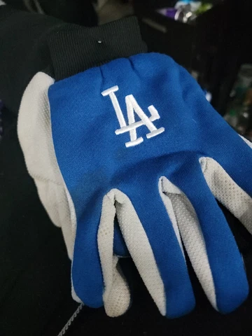 MLB Los Angeles Dodgers Utility/work Gloves with Embroidered Logo Cover