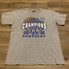 Kentucky Wildcats Vintage 2010 SEC Champions Basketball T-shirt XL