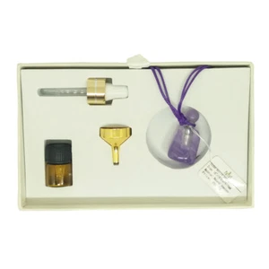 Meli & Moli ätherisches Öl Flasche Anhänger Amethyst Seil Kette Halskette - Bild 1 von 9