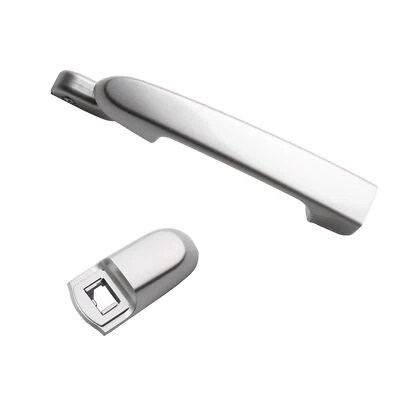 Manija de puerta exterior trasera derecha para 06-11 Hyundai Accent 5S Platinum Silver Mica Foto 1 de 3