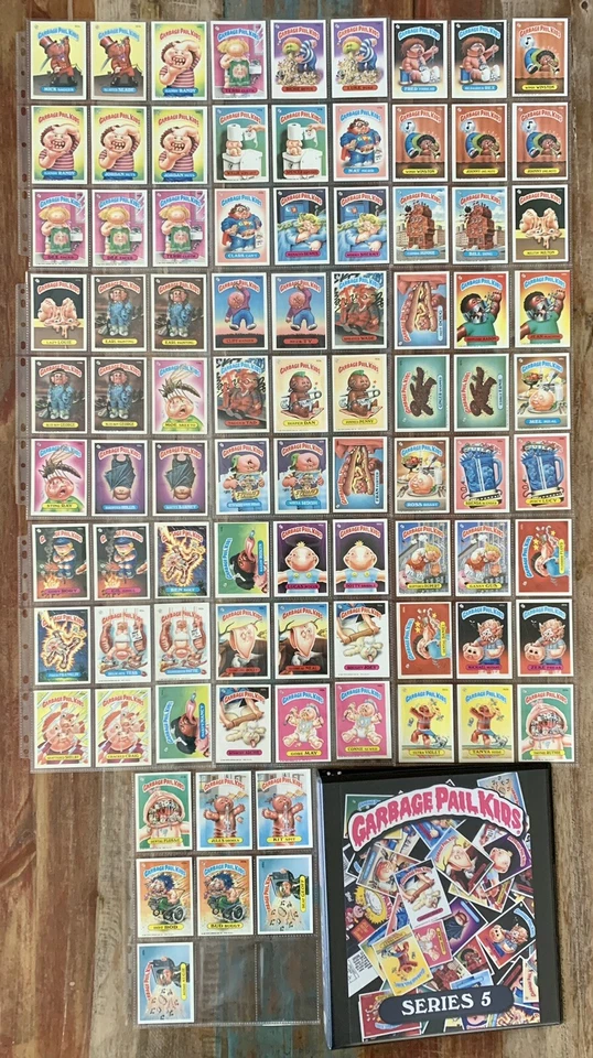 Garbage Pail Kids Os5 1986 serie original 5 juego completo de 88 variaciones de cartas. Foto 1 de 4