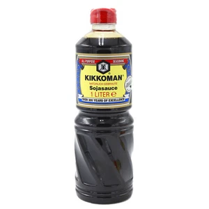 1L Kikkoman Sojasauce PET Kikkoman Soja Sauce Sojasosse Allrounder Dippen Sauce - Bild 1 von 1