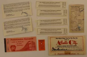 Trip to Chicago Booklet holder & Tickets stubs Pennsylvania Railroad 1962 - Picture 1 of 1
