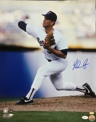 Nolan Ryan Autographed  16x20  Photo Texas Rangers JSA Certified - Image 1 of 2
