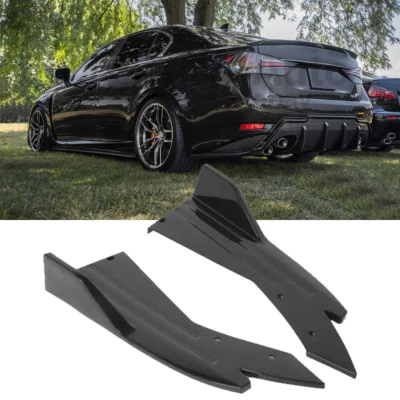 For Lexus ES350 2000-2023 2Pcs Rear Bumper Lip Side Splitter Diffuser Body Kit - Imagem 1 de 4