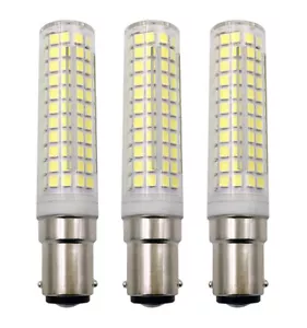 3pcs BA15d Bayonet Base LED Bulb 136 LEDs 2835 SMD Lamp 10W 120V Ceramics Light - Picture 1 of 10