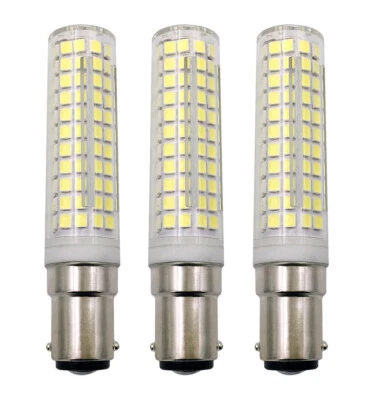 3pcs BA15d Bayonet Base LED Bulb 136 LEDs 2835 SMD Lamp 10W 120V Ceramics Light - Image 1 of 4