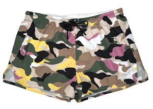 HUGO by Hugo Boss Running Shorts Colorful Modern Camo Sz M New Tags - Picture 1 of 9