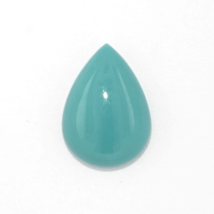 SLEEPING BEAUTY TURQUOISE 14 x 10 MM PEAR CABOCHON ALL NATURAL F-5227 - Image 1 of 1
