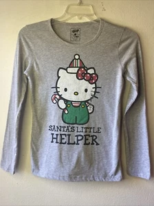 NWT Hello Kitty Santa’s Little Helper Girls Size XL Long Sleeve T-shirt Old Navy - Picture 1 of 2