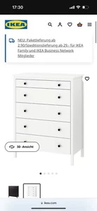 kommode mit schubladen weiß - Bild 1 von 1