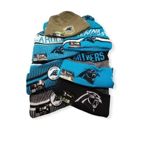 Authentic New Era Carolina Panthers On Field Sport Knit Beanie Cold Weather Hat - Picture 1 of 30