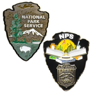 EL16-002 National Park Service NPS arrowhead Challenge Coin - Picture 1 of 4