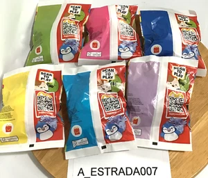 NEW Original Squishmallows McDonalds 2025 Yellow/Blue/Violet/Green .... 6 Pack - Picture 1 of 6