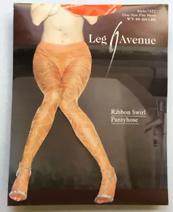 Leg Avenue Ribbon Swirl Pantyhose (7522) - Picture 1 of 3