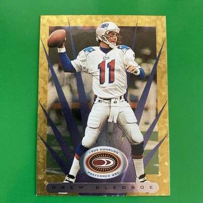 Drew Bledsoe 1999 Donruss Preferred QBC Gold Card #82 - Image 1 of 2