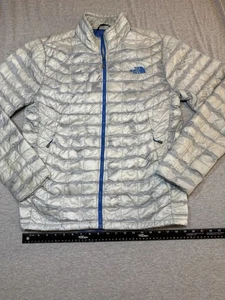 The North Face Herren Thermoball Puffer Jacke leicht isoliert grau Gr. S - Bild 1 von 15