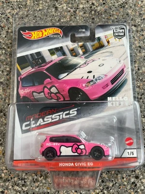 Hot Wheels Car Culture Modern Classic Honda Civic EG 2020 Hello Kitty rosa - nuevo Foto 1 de 4