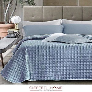 IXOR Trapuntino Copriletto Trapuntato tinta unita - matrimoniale, singolo, piazz - Imagen 1 de 36