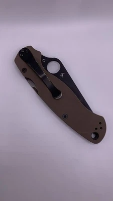 Spyderco CPM S35VN Paramilitar 2 Marrón Foto 1 de 4