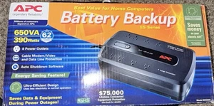 APC BE650G1 650VA 390W Back-UPS with 8-Outlets - Picture 1 of 2