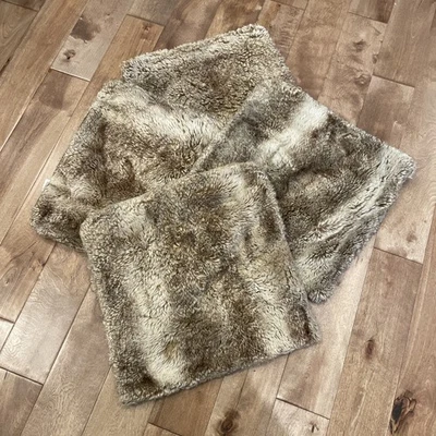 Pottery Barn Faux Fur Pillow Covers Set Of 4 18x18 - Image 1 of 2