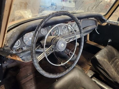 Columna de dirección cambio de piso negro para Sunbeam 1229076 1965 Foto 1 de 4