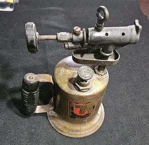 Vintage Wender Messing Lötlampe Gusseisen Düse - Bild 1 von 6