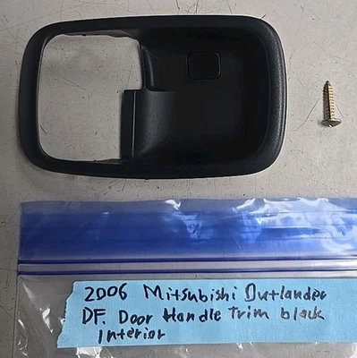 Manija de puerta interior delantera negra para conductor Mitsubishi Outlander 2006 MR503941 Foto 1 de 4