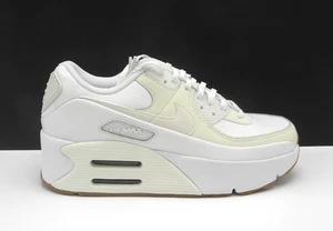 Size 10 Nike Air Max 90 LV9 White Soft Pearl Gum Women’s Shoes FD4328 111 - Picture 1 of 7