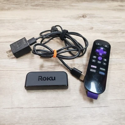 Reproductor de transmisión inalámbrico Roku 3920X Premiere HD con HDMI remoto y cable de alimentación Foto 1 de 4