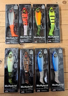 8 × ABU GARCIA "McHybrid SMALL 68 G" Köder NEU Raubfischangeln Kunstköder Angeln - Bild 1 von 4