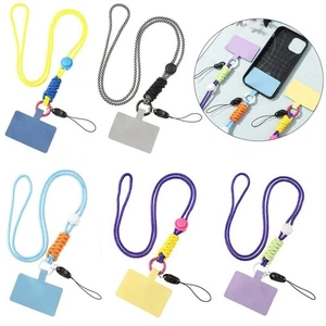 Crossbody Phone Safety Tether Patch Phone Lanyard Hanging Neck Cord Nylon Strap - Photo 1 sur 17