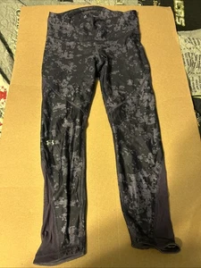 Under Armour Women’s Black Camo Compression Leggings Size Large T8 - Picture 1 of 4