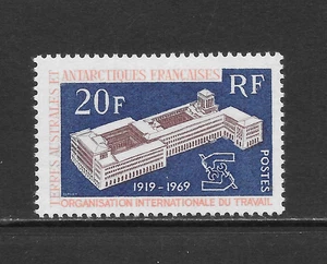 FRENCH SOUTHERN & ANTARCTIC TERRITORY SCOTT 35 MH VF (B) - 1970 20fr ISSUE - Picture 1 of 2