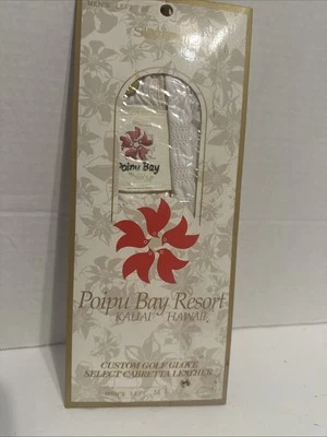 Guante de golf Slazenger POIPU BAY KAUAI Cabretta 1999 para hombre mano izquierda talla M Foto 1 de 4